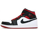 NIKE AIR JORDAN 1 MID DQ8426-106iCL GA W[_ 1 ~bh zCg/ubN/WbhWHITE/GYM RED-BLACK