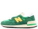 NEW BALANCE M990GG1j[oX M990GG1 O[/CG[ MADE IN USAGREEN/YELLOW