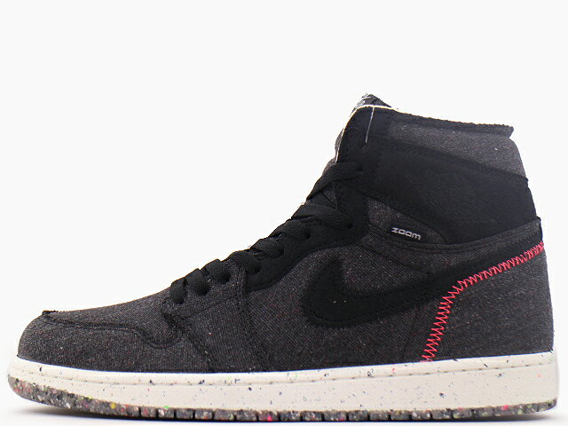 NIKE AIR JORDAN 1 HIGH ZOOM AIR CW2414-001ナイキ エアジョーダン 1 ハイ ズームエア クレーター CRATER BLACK/WOLF GREY-FLASH CRIMSON