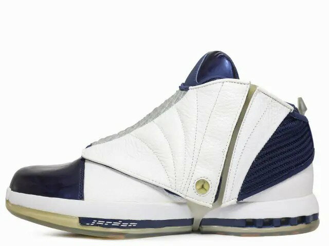 樂天商城 - 【2016年製】NIKE AIR JORDAN 16 RETRO WHITE/WHITE-MIDNIGHT NAVY 683075-106ナイキ エア ジョーダン 16 レトロ ホワイト/ネイビー
