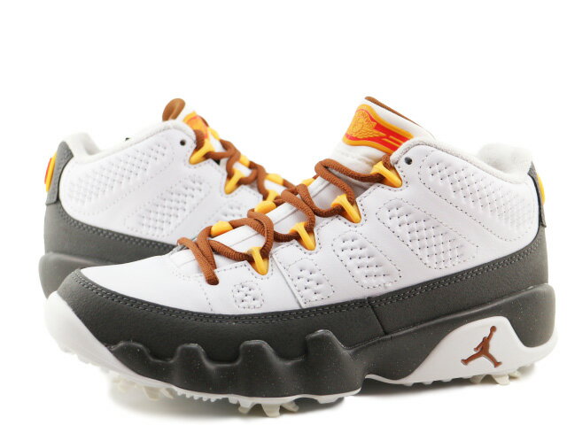 【ゴルフシューズ】NIKE AIR JORDAN 9 G NRG U24 WHITE/UNIVERSITY GOLD-COOL GREY...