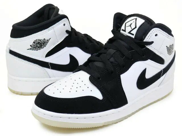【レディースサイズ】NIKE AIR JORDAN 1 MID SE GS DN4321-100ナイキ エア ジョー...