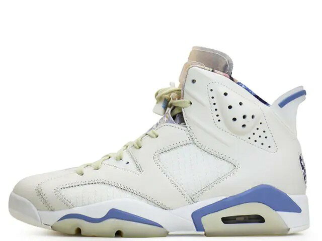 NIKE AIR JORDAN 6 RETRO IR7255-110ナイキ エア ジョーダン 6 レトロ "刺し子" ペールアイボリー/ホワイト/マルチカラー/ワークブルーPALE IVORY/WHITE-MULTI-COLOR-WORK BLUE