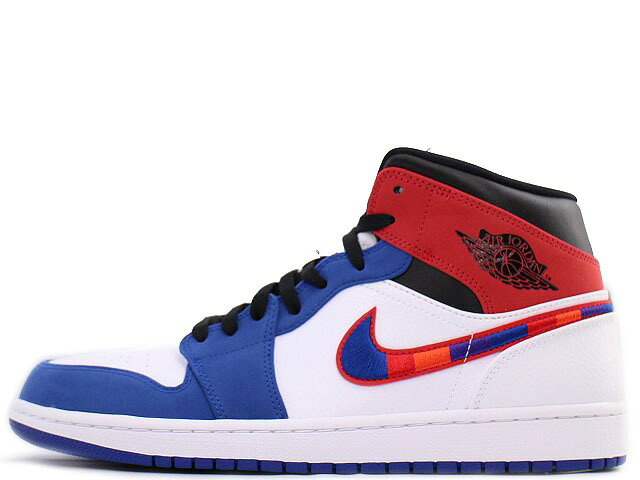 NIKE AIR JORDAN 1 MID SE 852542-146ナイキ エア ジョーダン 1 ミッド シーズナル エディション ホワイト/ユニバーシティレッド-ブルーWHITE/UNIVERSITY RED-BLUE