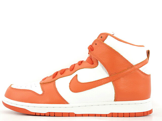 【2016年製/26.5cm】NIKE DUNK HIGH RETRO QS 850477-101ナイキ ダンク ハイ レトロ WHITE/ORANGE BLAZE