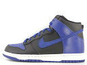 NIKE DUNK HIGH 317982-049iCL _N nC ubN/I[hCBLACK/OLD ROYAL