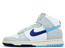 NIKE DUNK HI RETRO SE DZ2535-100ナイキ ダンク ハイ レトロ シーズナルエディション サミットホワイト/ディープロイヤルブルー/ライトシルバー/バルチックブルー