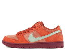 NIKE SB DUNK LOW PRO PRM DV5429-601ナイキ スケートボーディング ダンク ロー プロ プレミアム ミスティック レッド/エメラルド ライズ-ラグド オレンジ-ローズウッドMYSTIC RED/EMERALD RISE