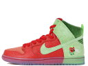 NIKE SB DUNK HIGH PRO QS CW7093-600ナイキ スケートボーディング ダンク ハイ プロ クイックストライク "ストロベリー コフ" ユニバーシティ レッド/スピナチ グリーン"STRAWBERRY COUGH" UNIVERSITY RED/SPINACH GREEN