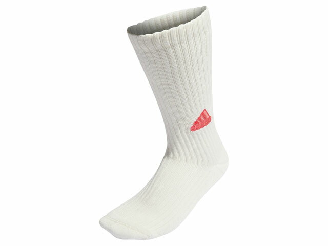 樂天商城 - 【SOCKS】ADIDAS SLOUCHY FIT SOCKS アディダス スラウチィ フィット ソックス ホワイト/レッド 靴下 HP1579