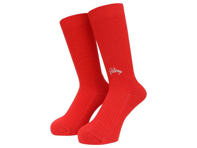 樂天商城 - 【SOCKS】WHIMSY EMJAY SOCKS ウィムジー エムジェイ ソックス レッド 赤 靴下