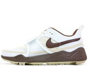 NIKE ZOOM FIELD JAXX "CACTUS JACK"WHITE/LIGHT CHOCOLATE HQ3073-100ナイキ ズーム フィールド ジャックス "トラヴィス・スコット/カクタスジャック" ホワイト/ライトチョコレート