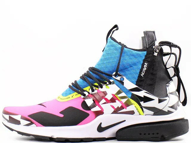 NIKE AIR PRESTO MID/ACRONYM AH7832-600 ナイキ エア プレスト ミッド アクロニウム クールグレー/ブラックRACER PINK/BLACK-PHOTO BLUE