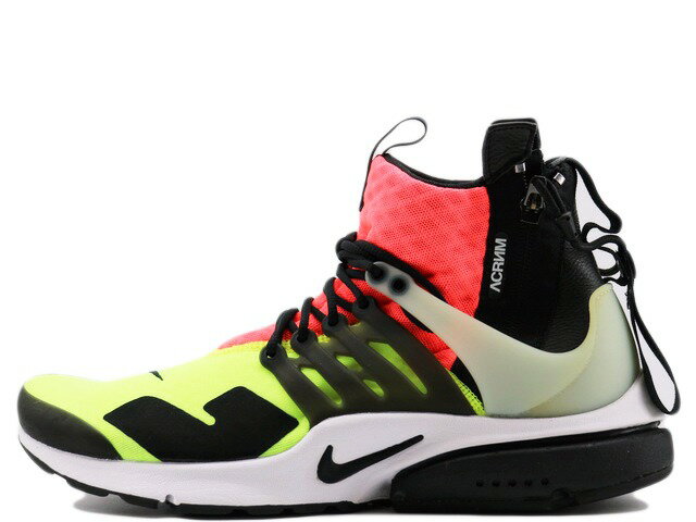 【SALE】NIKE AIR PRESTO MID/ACRONYM 844672-100 ナイキ エア プレスト ミッド/アクロニウムWHITE/BLACK HOT LAVA-VOLT