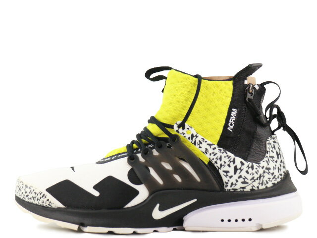 NIKE AIR PRESTO MID / ACRONYM AH7832-00ナイキ エア プレスト ミッド × アクロニウム ホワイト/ブラック/ダイナミックイエローWHITE/BLACK-DYNAMIC YELLOW