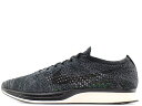 【2016年製/29.5cm】NIKE FLYKNIT RACER 526628-005ナイキ ランニング フライニットレーサー ブラックアウト BLACK/BLACK-DARK GREY VOLT