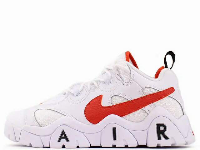 【2020年製】NIKE AIR BARRAGE LOW EMB CJ5395-100ナイキ エアバラージ ロー エンベデッド "ラッカーパーク" ホワイト/チームオレンジ/ブラック"RUCKER PARK" WHITE/TEAM ORANGE/BLACK