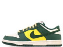 NIKE WMNS DUNK LOW SE FD0350-133ナイキ ウィメンズ ダンク ロー SE セイル/ノーブル-オプティ イエロー-レッドSAIL/NOBLE GREEN-OPTI YELLOW-PICANTE RED