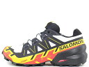 SALOMON SPEEDCROSS 6 L41737800T Xs[hNX 6 zCg/ubN/GpCA CG[WHITE/BLACK/EMPIRE YELLOW