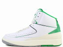 NIKE AIR JORDAN 2 RETRO DR8884-103ナイキ エアジョーダン 2 レトロ ホワイト/ラッキーグリーン-セイル-ライト スチール グレーWHITE/LUCKY GREEN-SAIL-LT STEEL GREY