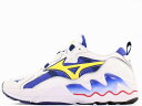 MIZUNO WAVE RIDER D1GA182527~Ym EF[u C_[ zCg/CG[/u[WHITE/YELLOW/BLUE