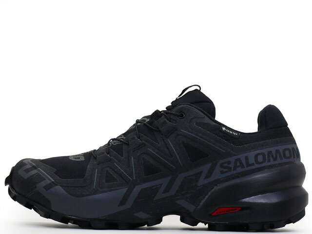 樂天商城 - SALOMON SPEEDCROSS 6 GORE-TEX BLACK/PHANTOM L41738600-2025サロモン スピードクロス ゴアテックス 6 ブラック/ファントム メンズ トレイル ランニング シューズ