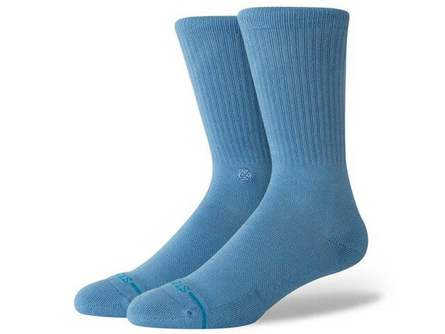樂天商城 - 【SOCKS】STANCE SOCKS ICON スタンス ソックス アイコン ブルー スティール 青 靴下 M311D14ICO#BLS