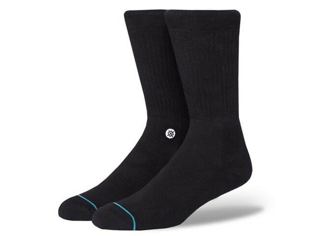 【SOCKS】STANCE SOCKS ICON スタンス ソックス アイコン ブラック 黒 靴下 M311D14ICO#BLW