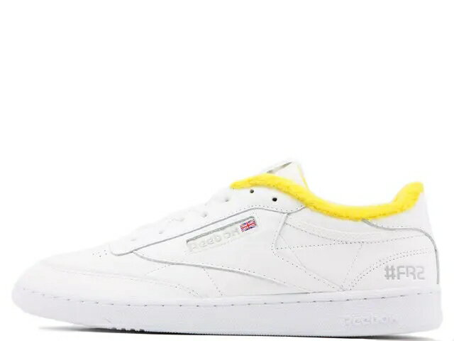 REEBOK CLUB C 85 FR2 GZ4036リーボック クラブ "アトモス/エフアールツー" フットウェアホワイト/アラートイエローFTWWHT/ALEYEL/PUGRY3