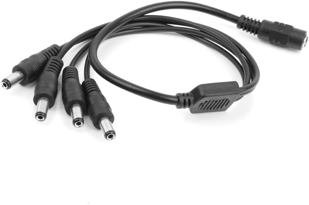 Rakuten - DC電源 4分岐ケーブル外径5.5mm 内径2.1mm 直流電流用