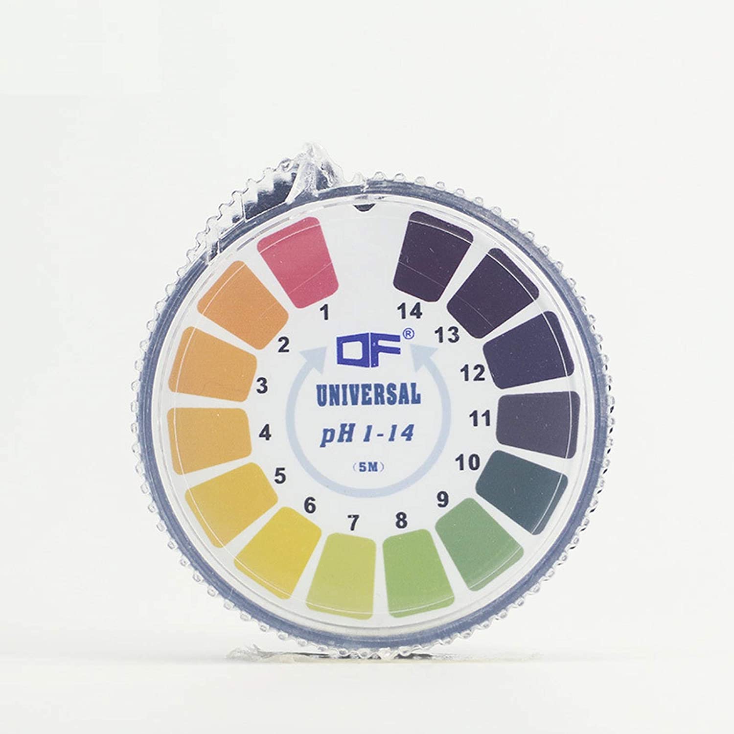 pH試験紙、ロールタイプ (ph1-14)，PH検出巻尺 精密pH試験紙 酸性 測定水質 化粧品 洗濯液 生活用品 土質 果物など