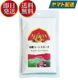 アリサン コーンスターチ 100g 有機 コーンスターチ 有機JAS オーガニック 無添加 お菓子材料 パン材料