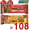 ブルボン プロテインバー BCAA+ 2種 アソート セット チョコレート クッキー キャラメル クッキー プロテイン タンパク質 108個