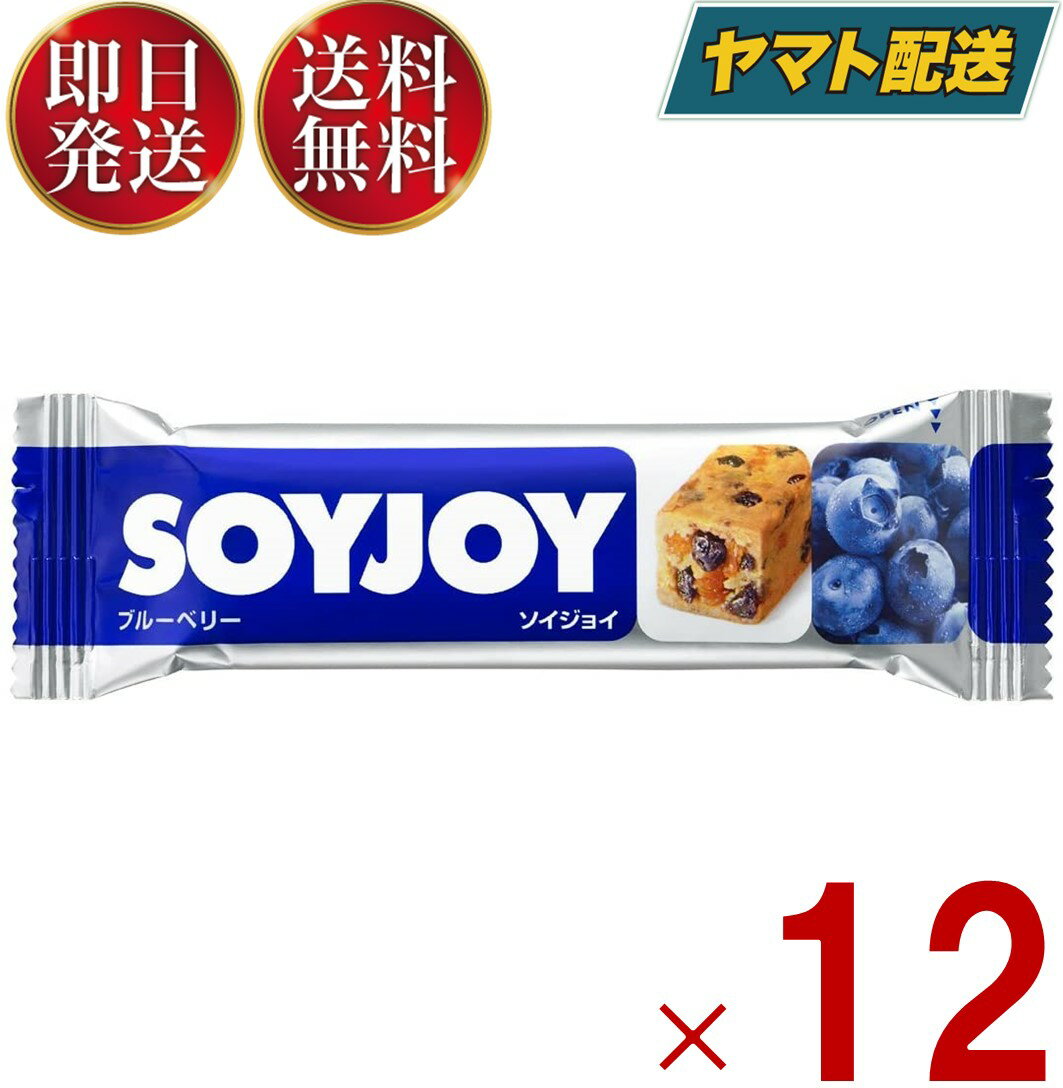 【15日限定！抽選で最大全額ポイントバック】 ソイジョイ ブルーベリー ダイエット おやつ soyjoy 大塚製薬 まとめ買い 12本セット