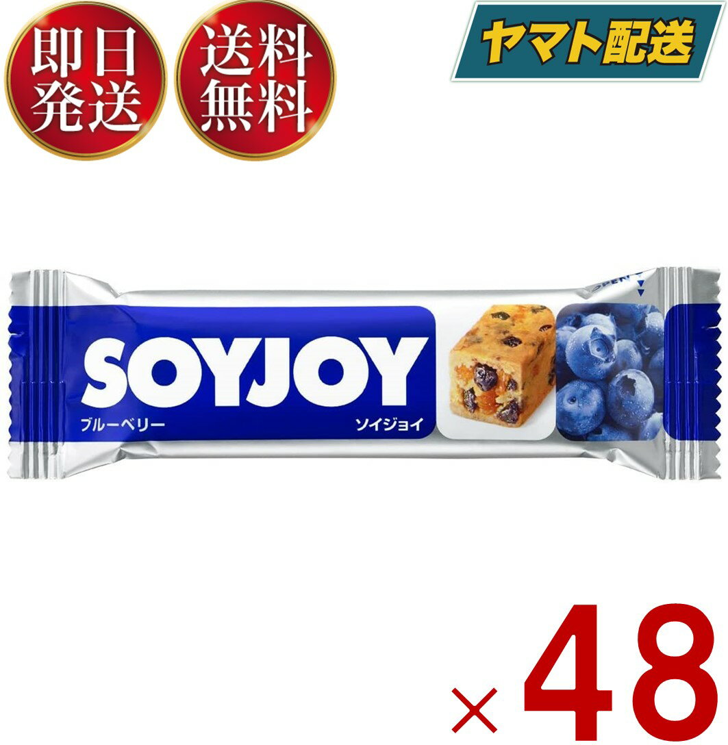 【15日限定！抽選で最大全額ポイントバック】 ソイジョイ ブルーベリー ダイエット 間食 大豆 昼 休み 会社 持ち運び おやつ soyjoy 大塚製薬 まとめ買い 48個