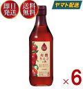 内堀醸造 フルーツビネガー 有機りんごの酢 360ml 果実酢 りんご酢 健康酢 酢 うちぼり 内堀 6個