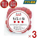 海の精 紅玉小梅 120g 小梅 梅干し 無添加 うめぼし 梅干 3個