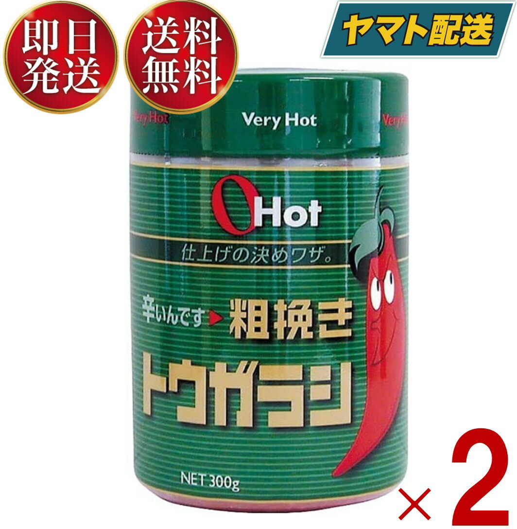 【1日限定！抽選で最大全額ポイントバック】 富士食品 OHot グリーン 300 300g 2個 オーホット 辛い調味料 業務用 食品 粗挽きトウガラシ 激辛