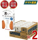 筑波乳業 濃いアーモンドミルク 砂糖不使用 125ml*15本入 2ケース