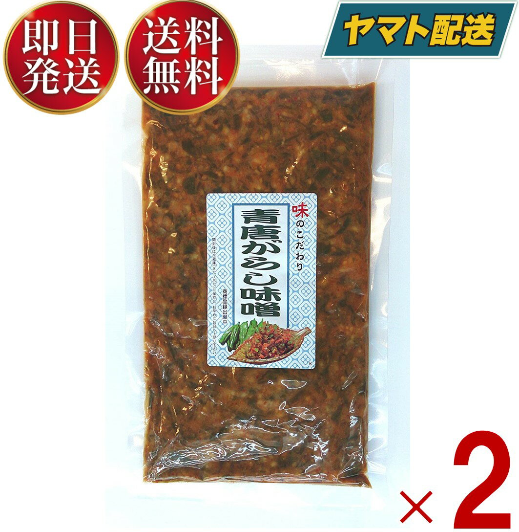 青唐がらし味噌 青唐辛子味噌 青唐辛子 味噌 250g 2個 業務用 ご飯のお供 お酒 つまみ 馬場音一商店