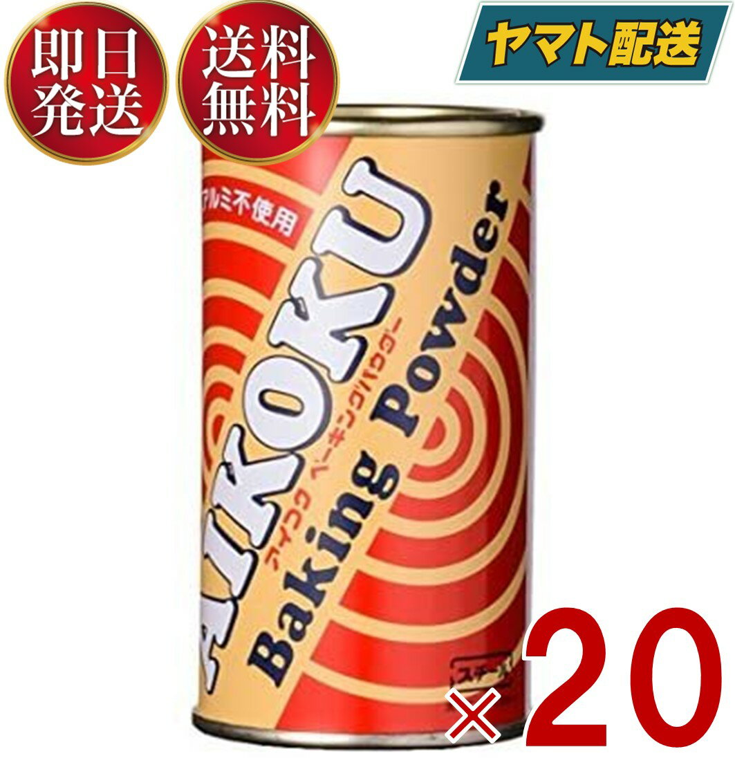 【15日限定！抽選で最大全額ポイントバック】 アイコク ベーキングパウダー 100g AIKOKU 愛国 ベーキングパウダー アルミフリー お菓子作り お菓子材料 パン お菓子 20個