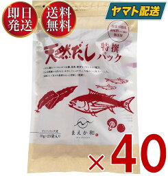 無添加 天然だしパック マエカワ テイスト 特撰 国産 出汁パック だし 250g （10g×25P） 40個