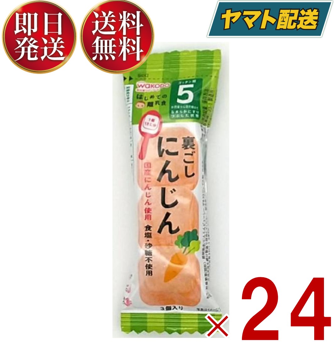 【5日限定 抽選で最大全額ポイントバック】 和光堂 はじめての離乳食 裏ごしにんじん 5か月頃から はじめての 離乳食 りにゅうしょく フリーズドライ にんじん 人参 ニンジン 24個