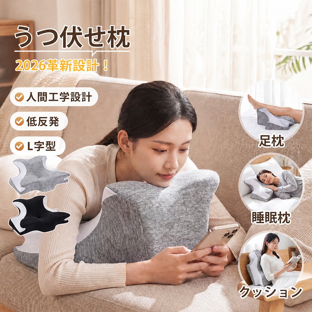 楽天市場】うつぶせ枕 カバーの通販