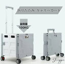 【★5%OFFクーポン配布中! ♪07/14 23:59終了!】折りたたみ キャリーカート ショッピングカート アウトドア 折り畳み式 カート キャリー 買い物カート 耐荷重100KG 運ぶカート 釣り 運動会 ショッピング用 超コンパクト 防災用品 旅行用品 頑丈 軽量 運搬 静音 skreppa
