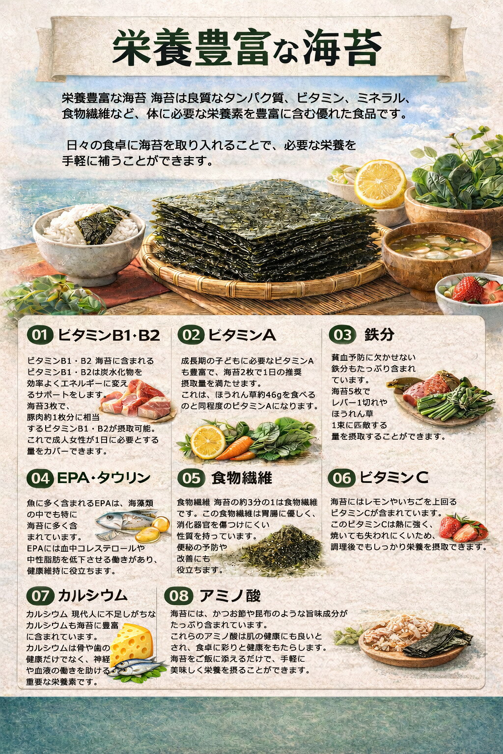 【 期間限定セール 】 有明海産 焼き海苔 全形 30枚 3袋 亀屋海苔 亀屋 国産のり 海苔 国産 焼きのり 全形のり 手巻き寿司 おにぎり 巻き寿司 おつまみ ラーメン トッピング お弁当 家庭用 大容量 送料無料 sktadv-10002877 クリックル【水・ソフトドリンク】 サンプル画像3