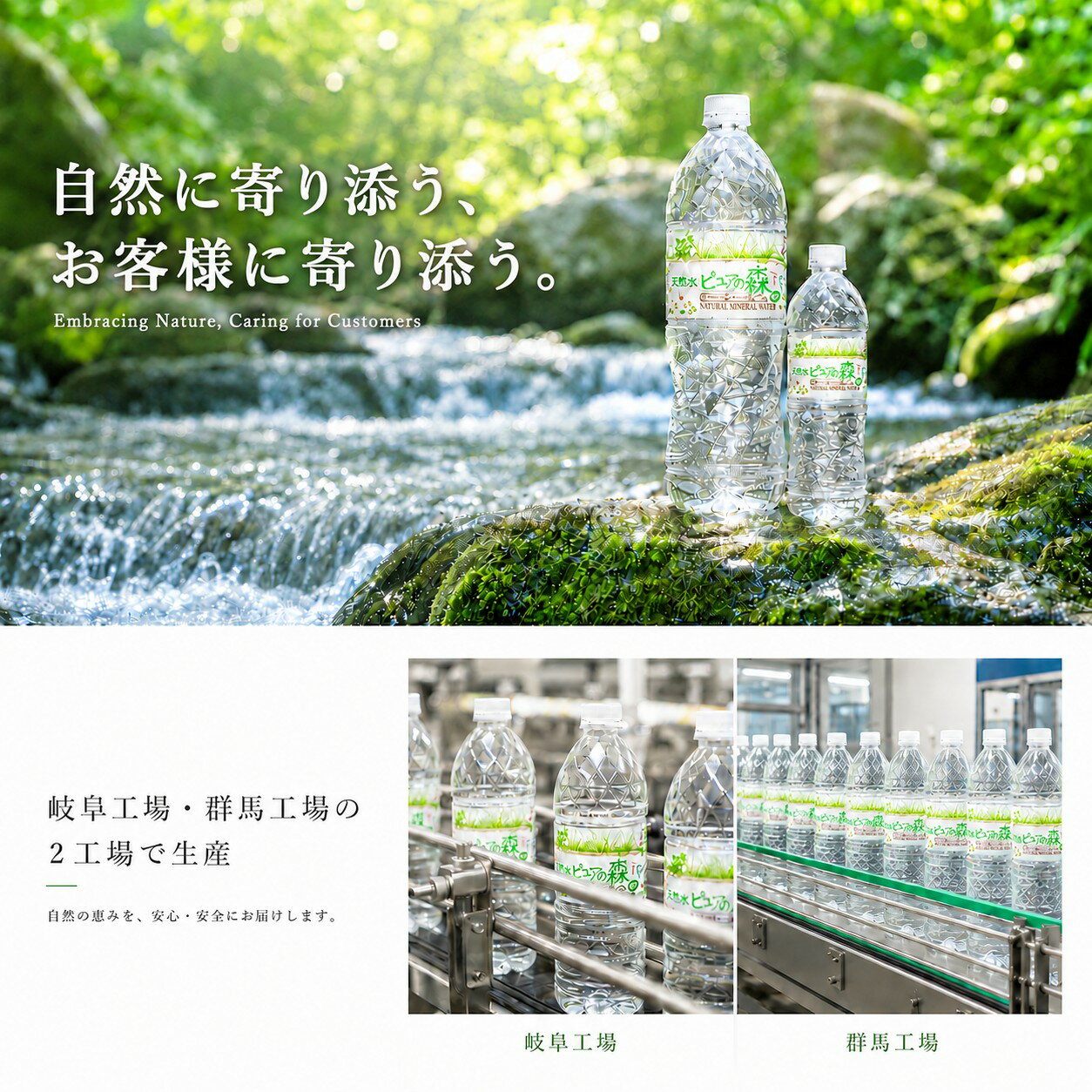 【法人様限定】【送付先：中部・関東・関西限定】【 送料無料 】【ラベルレス】ピュアの森 500ml 24本×20箱（計480本）国産 ミネラルウォーター まとめ買い 事務所用 防災用 備蓄用 硝酸態窒素 亜硝酸態窒素 PFOS PFOA PFAS 検出限界以下 sktadv-10002038 クリックル【水・ソフトドリンク】 サンプル画像3