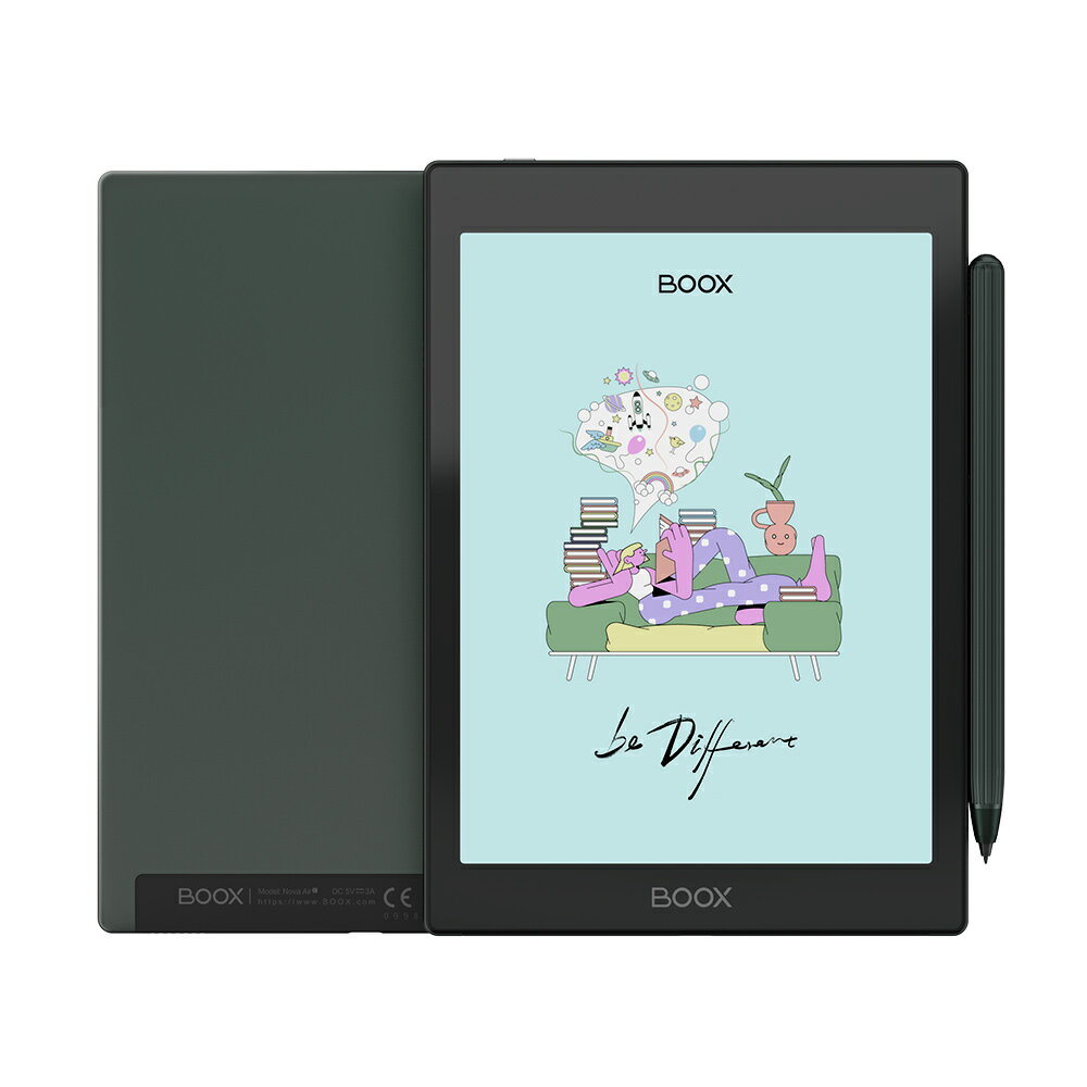 BOOX Nova Air C カラー電子ペーパー 7.8インチ EInk Android11 タブレット GooglePlay 電子書籍リーダー 目に優しい 電子手帳 スタイラス付き 軽量 薄型 コンパクト B6サイズ 電子メモ 電子文…