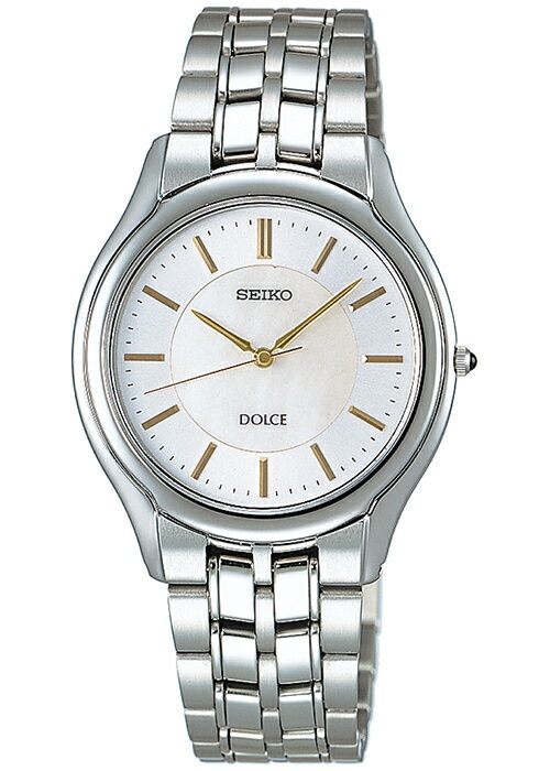セイコー ドルチェ＆エクセリーヌ ペア クオーツ SACL009 メンズ ホワイト 白蝶貝ダイヤル