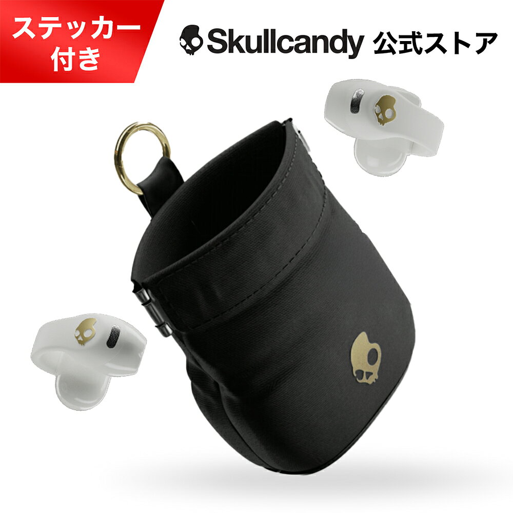 Skullcandy公式ストア PUSH 720 OPEN Bone/Gold 完全ワイヤレスイヤホン オープンイヤー Bluetooth5.3 最大30時間 IP67 マイク付き 急速充電 ワイヤレス充電 オリジナルステッカー付 S4EOW-T022